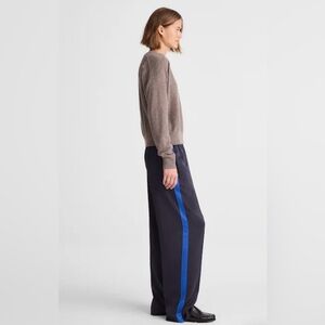 Madewell The Petite Easy Pull-On Track Pant in Satin